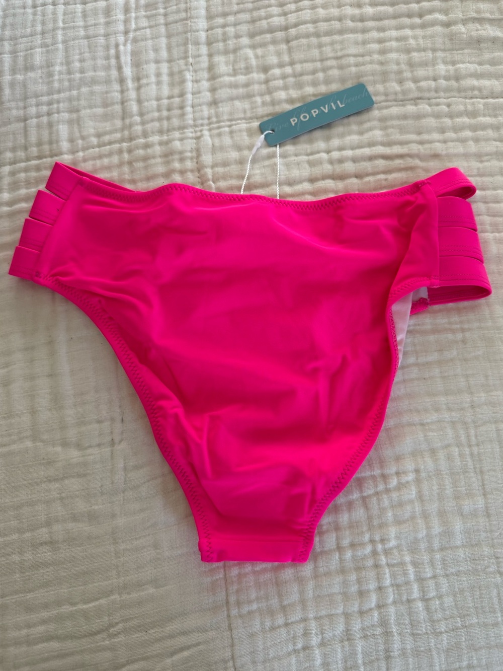 NWT Popvil Cut Out Bikini Bottom Size Medium - Picture 2 of 5